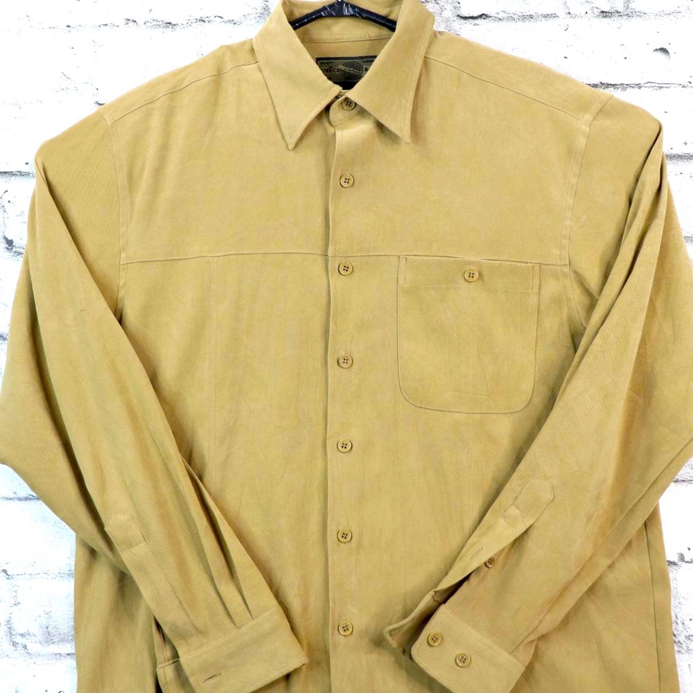 Ameco & Co Vintage Men’s Khaki Size Medium. Casual Dress Shirt